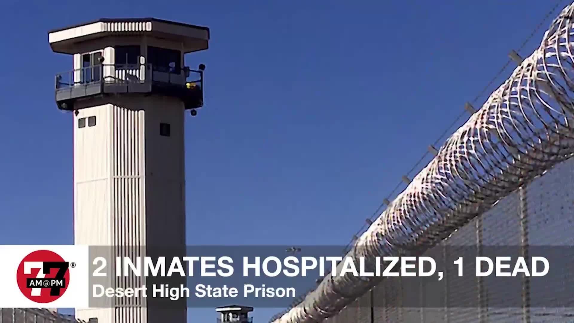 2 inmates hospitalized after stabbing at prison near Las Vegas